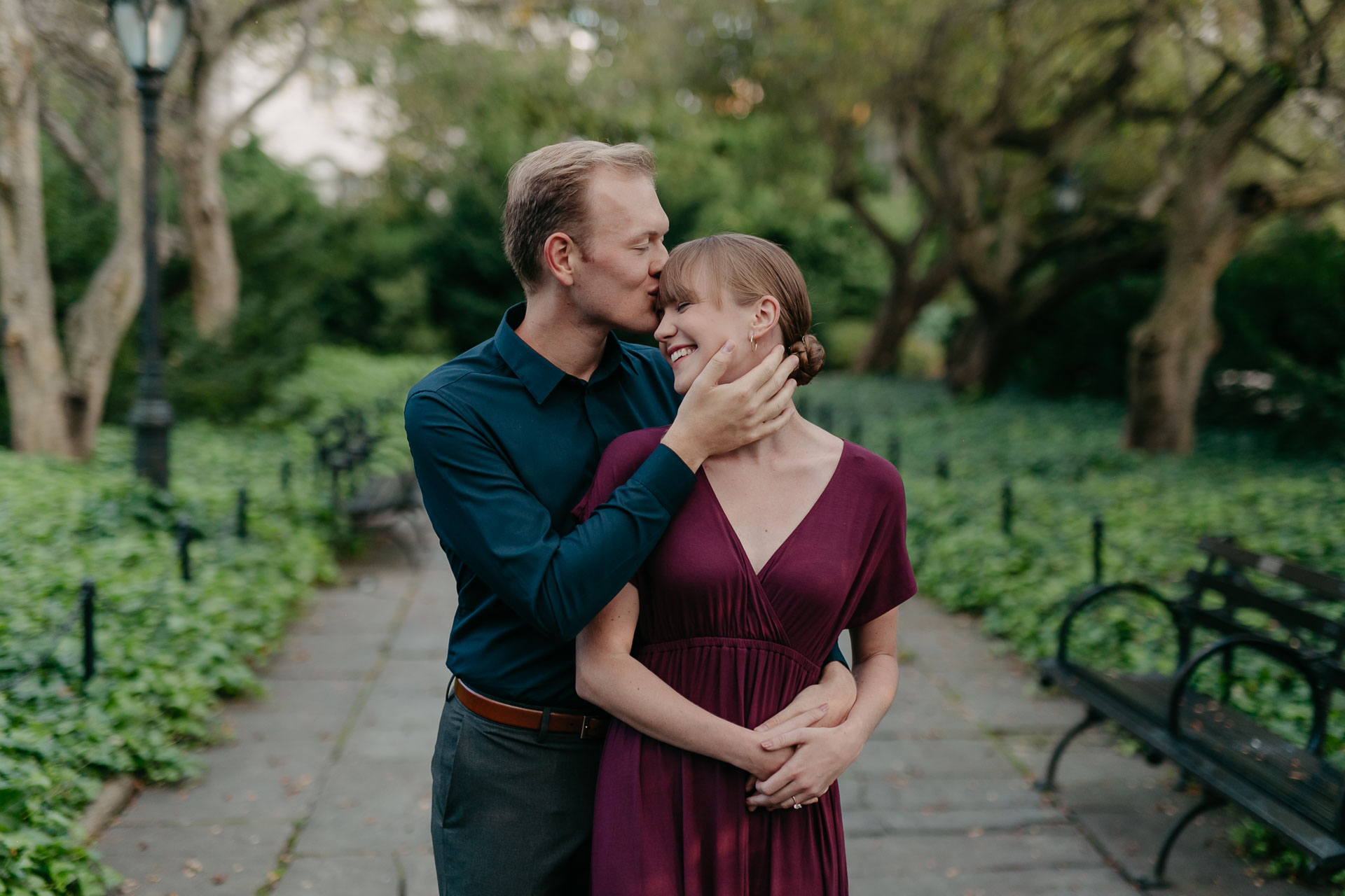 tulleries garden engagement photo session
