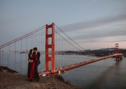 golden gate couple shooting in san francisco, california