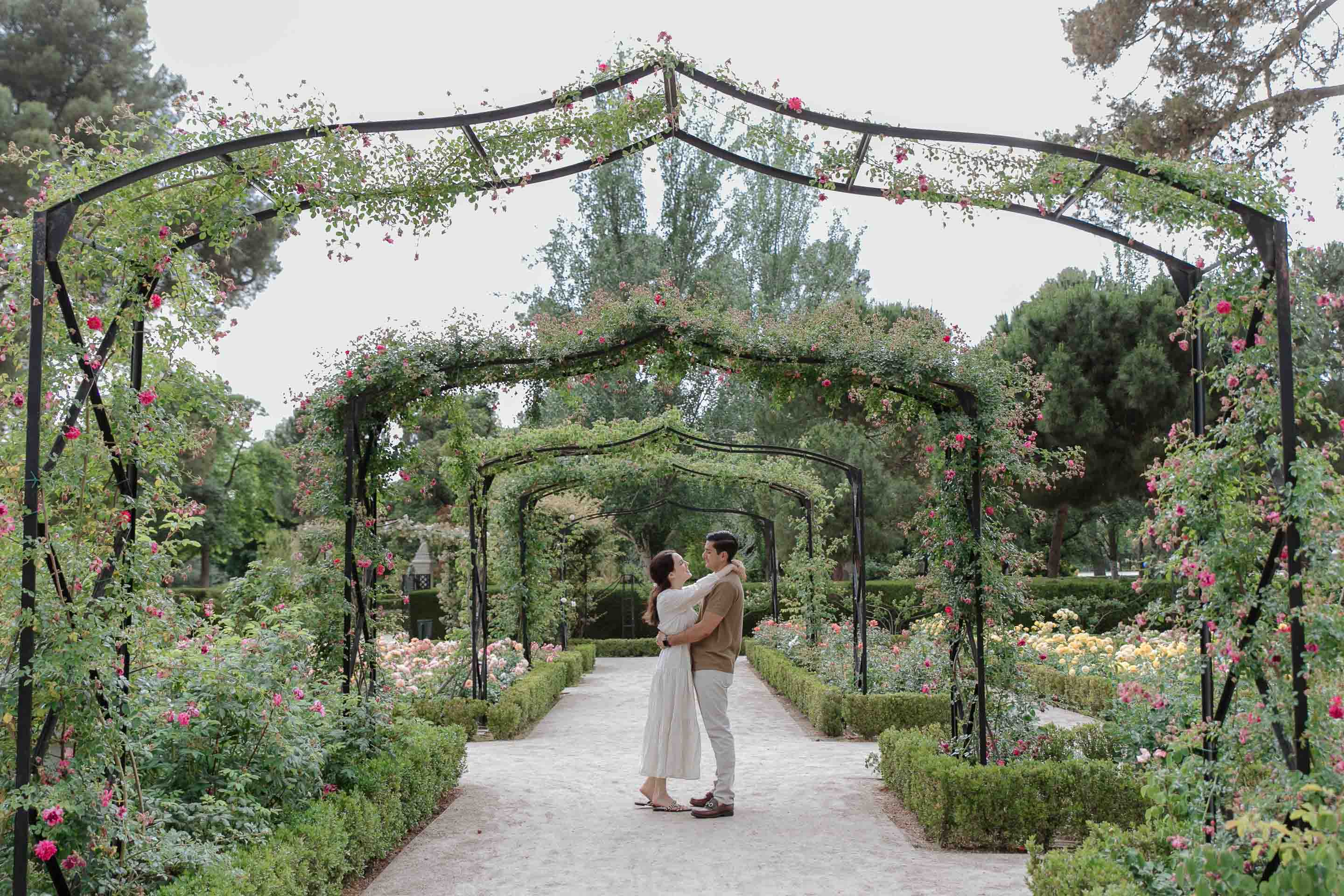 couple session at the rosaleda, madrid