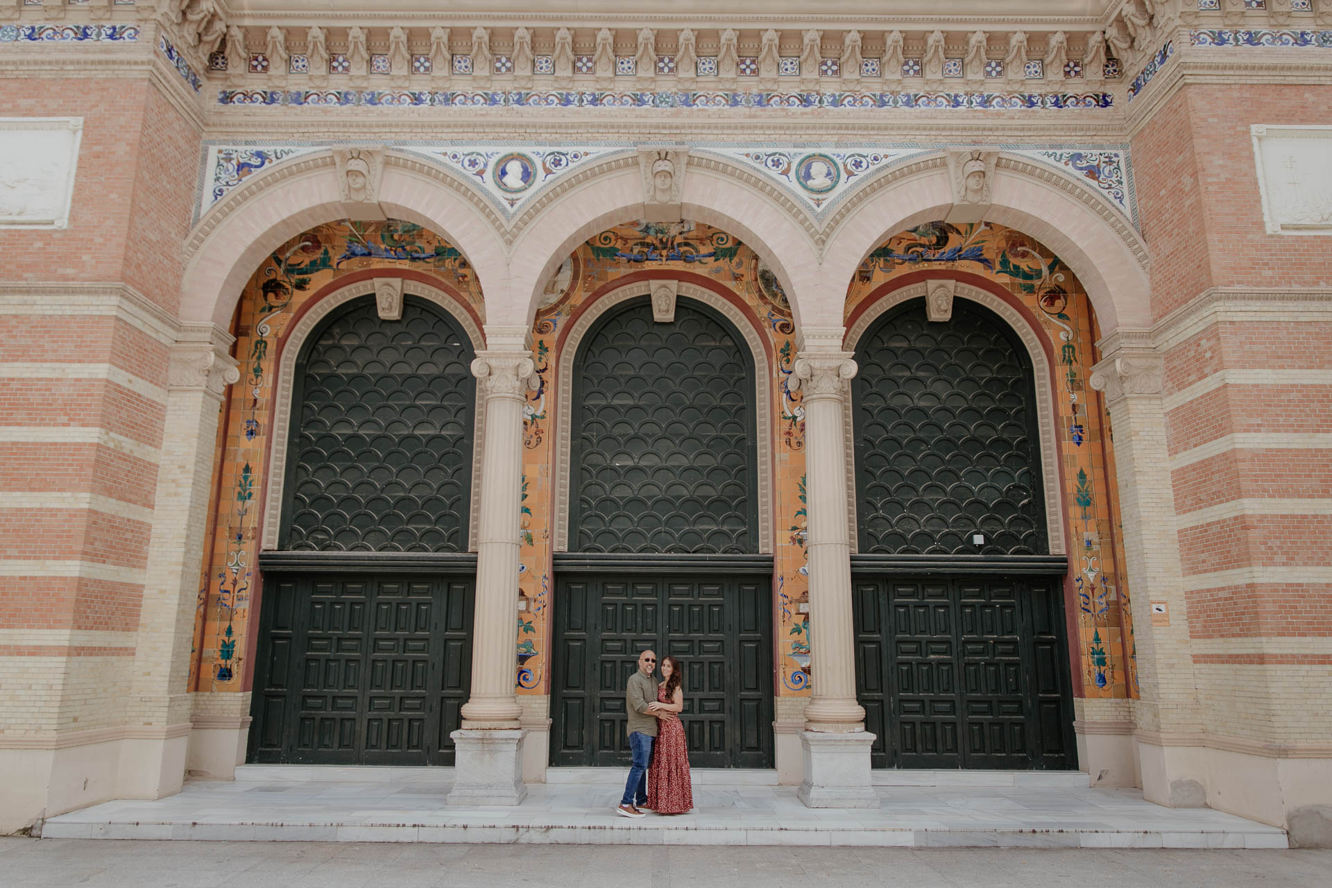 proposal photoshoot at crystal palace at retiro park