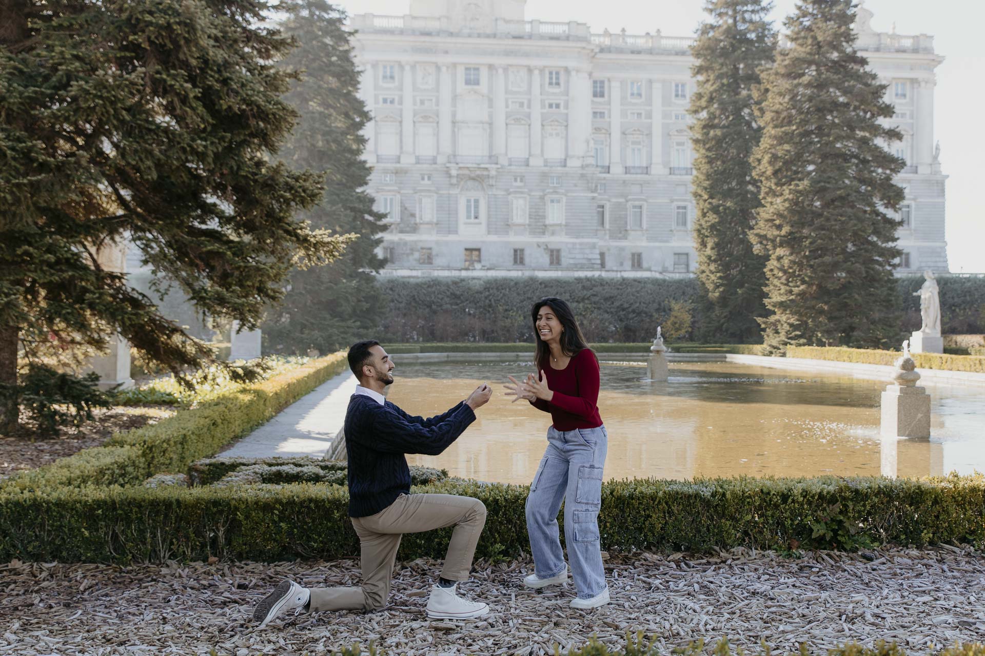 sabatini gardens engagement photography