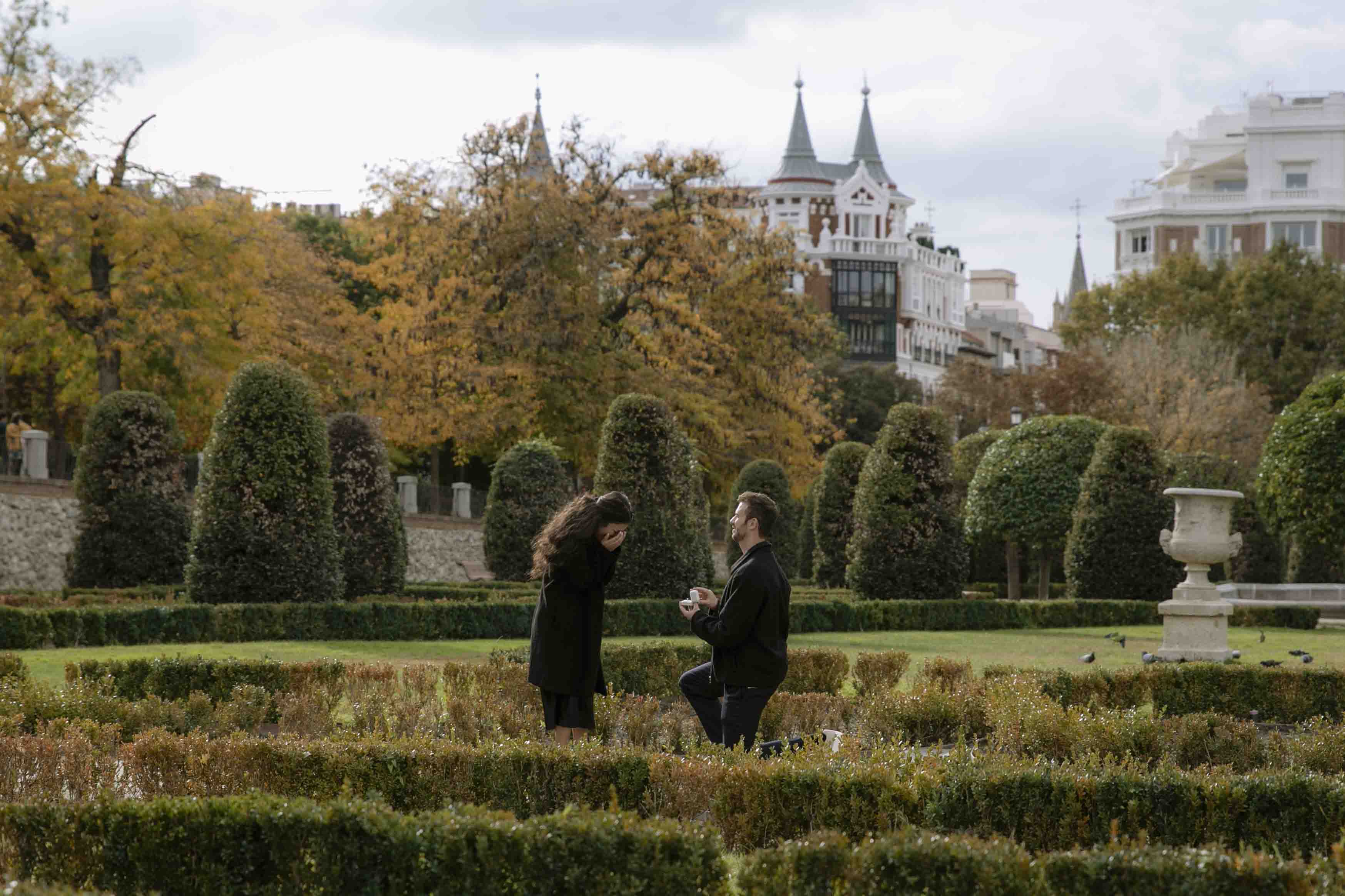 marriage proposal photography in madird