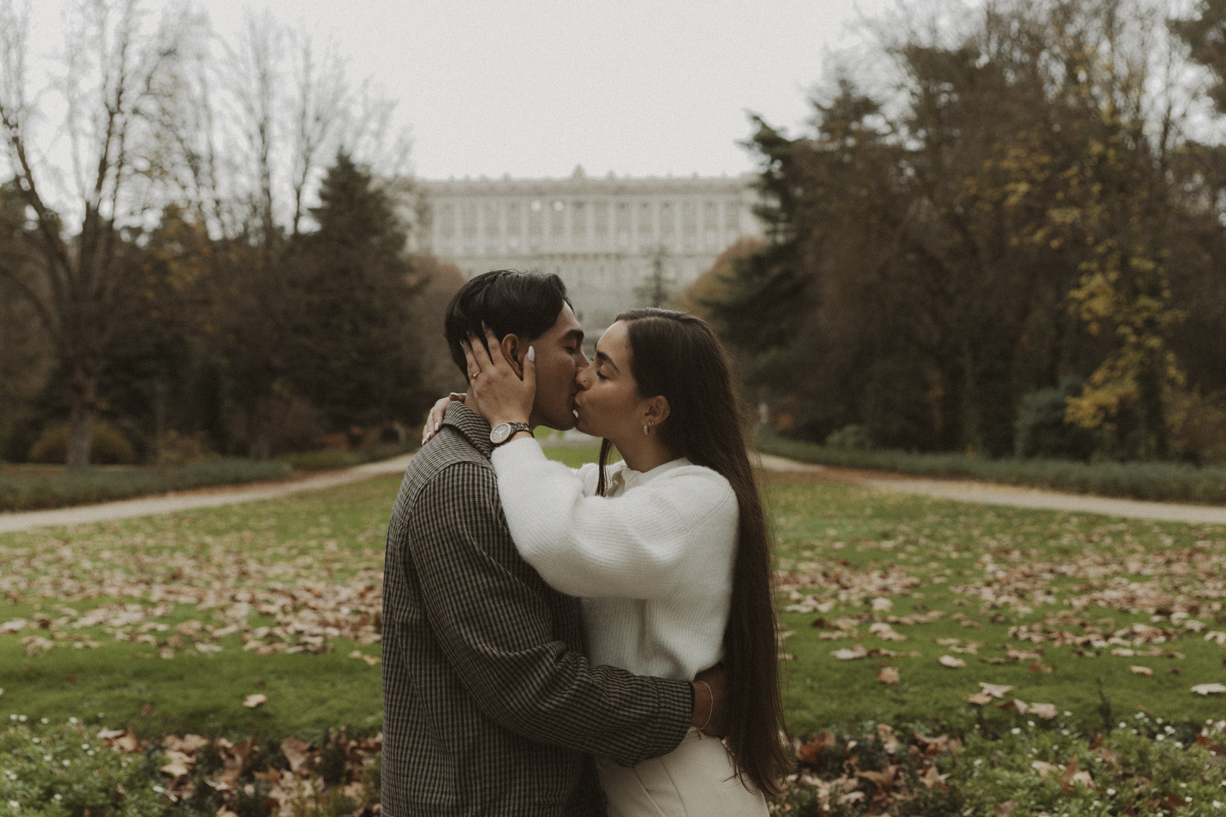 campo del moro gardens engagement photoshoot