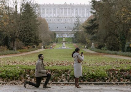 wedding proposal photography in madrid