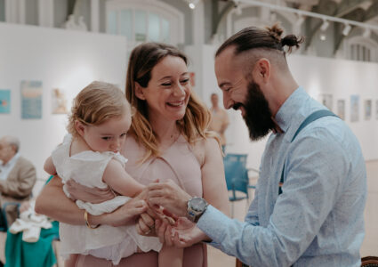 fotos de boda en el ayuntamiento de la casa del reloj, zona matadero en madrid