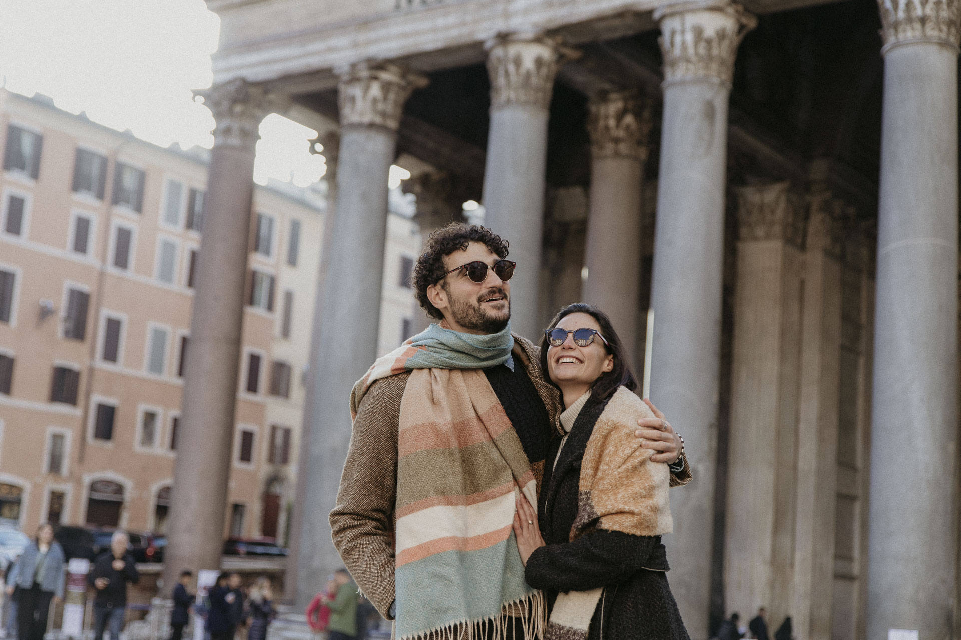 couple and elopement photography in rome