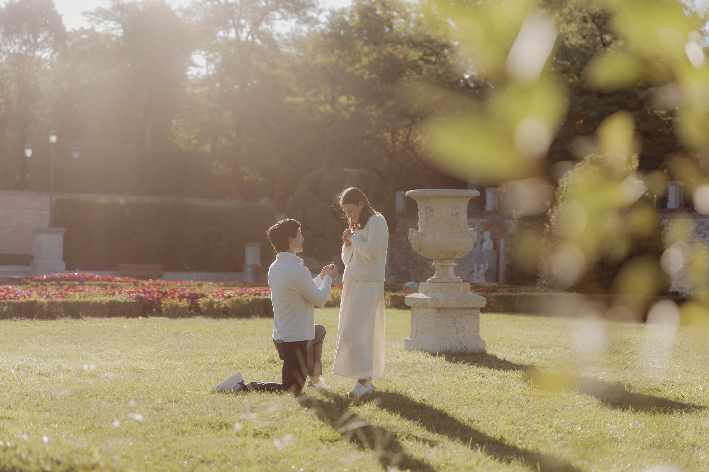 retiro park proposal photographer madrid