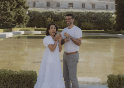 surprise proposal photographer in madrid