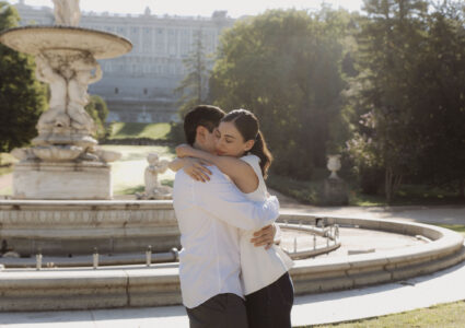 campo del moro park engagement photoshoot
