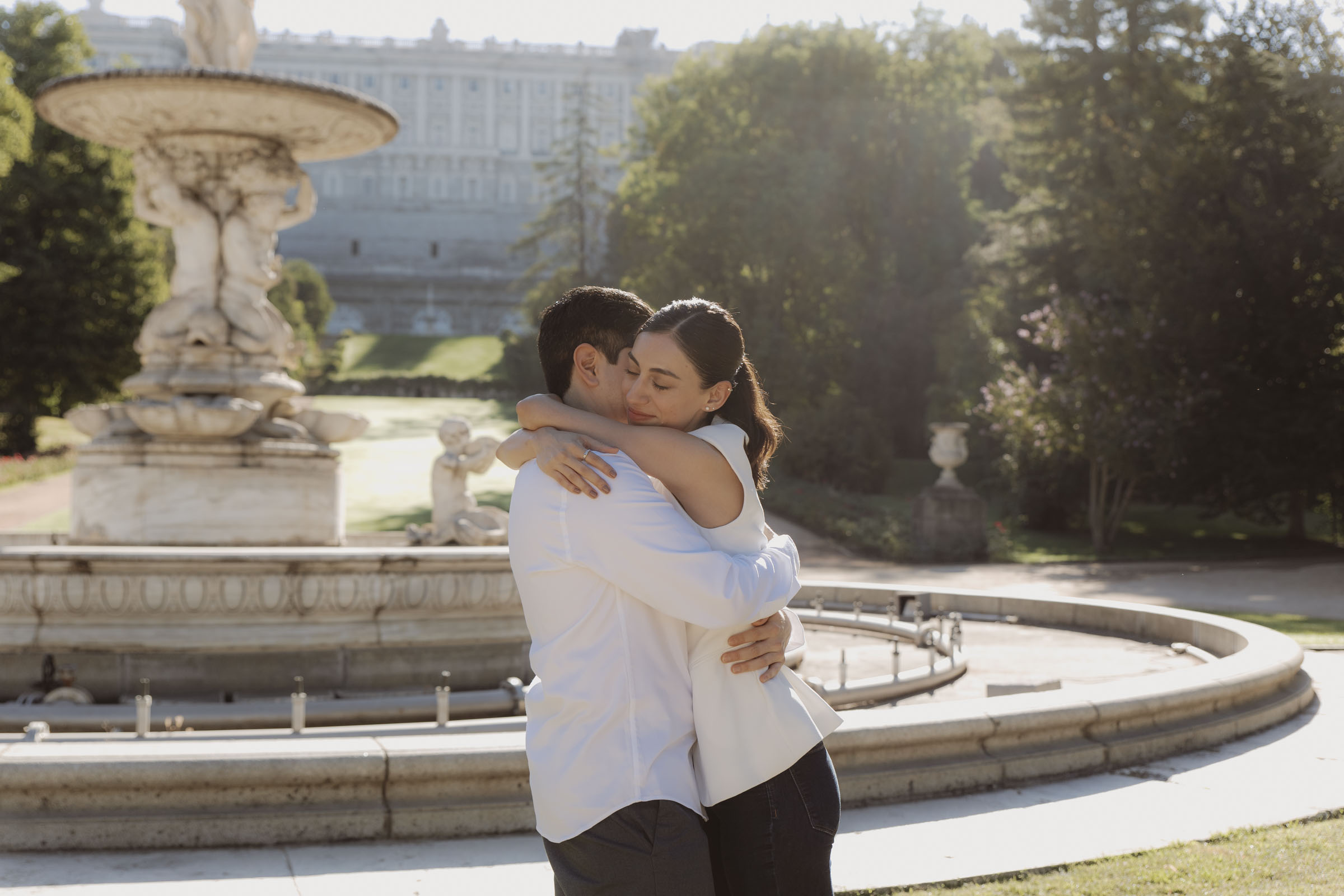 campo del moro gardens engagement photoshoot