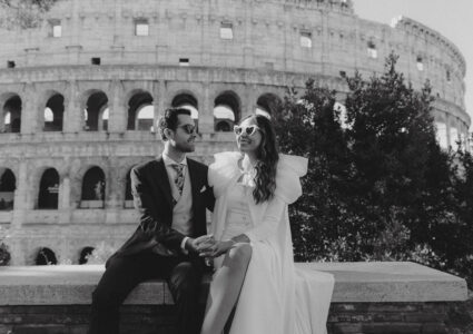 sesion de fotos postboda en roma, italia
