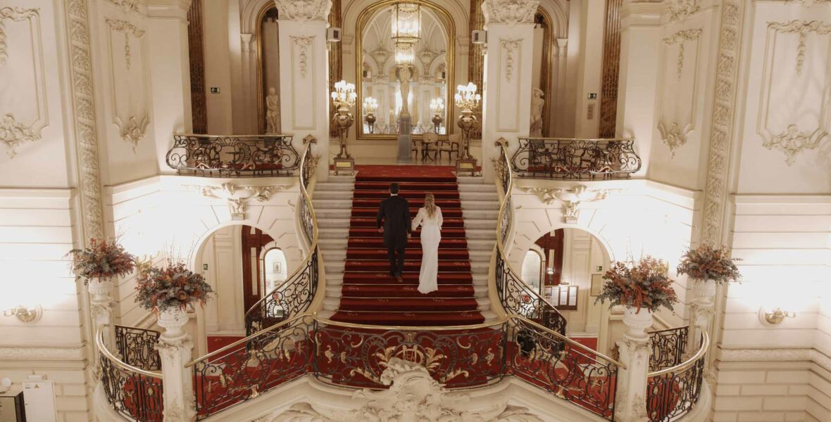 fotografia de boda en el casino de madrid