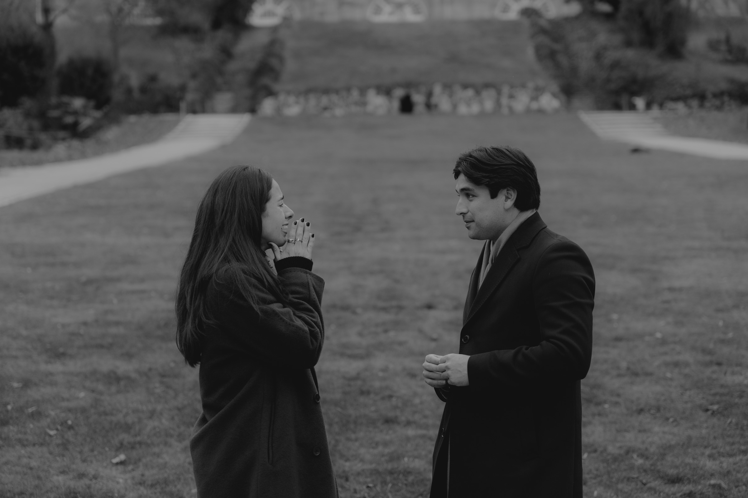 Campo del Moro marriage proposal captured naturally