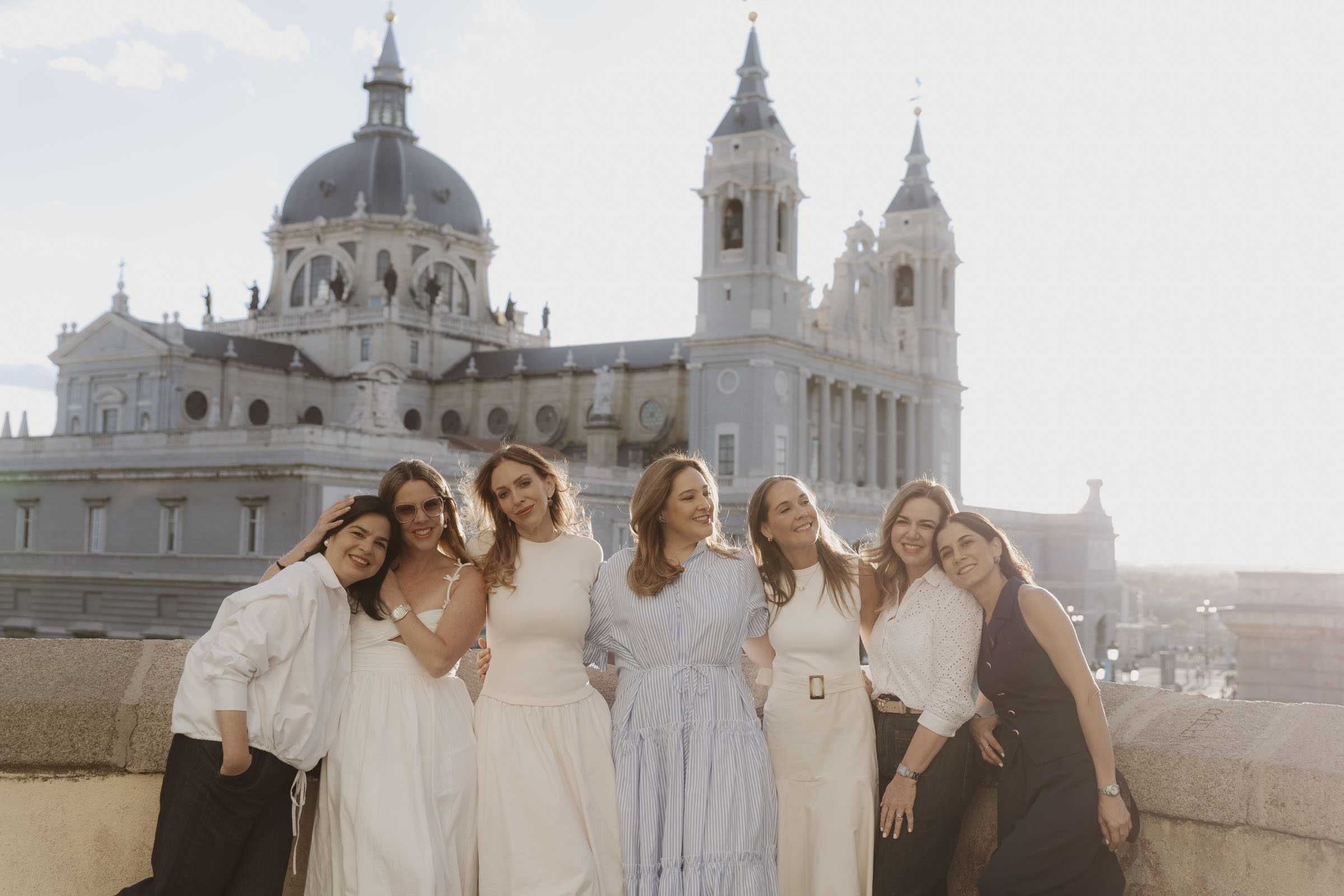 Bachelorette party photos in Madrid