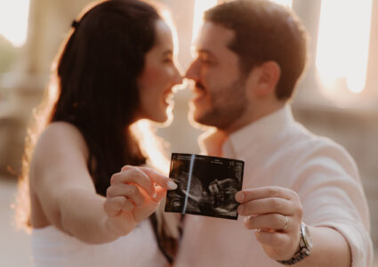 Gender Reveal baby photoshoot in Madrid, Spain